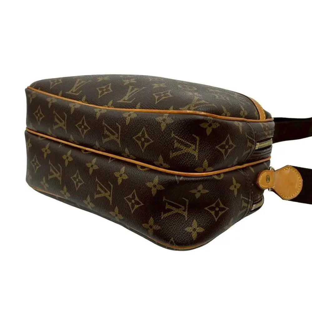 LOUIS VUITTON Brown Monogram Leather Pochette Shoulder Bag - Picture 8 of 10